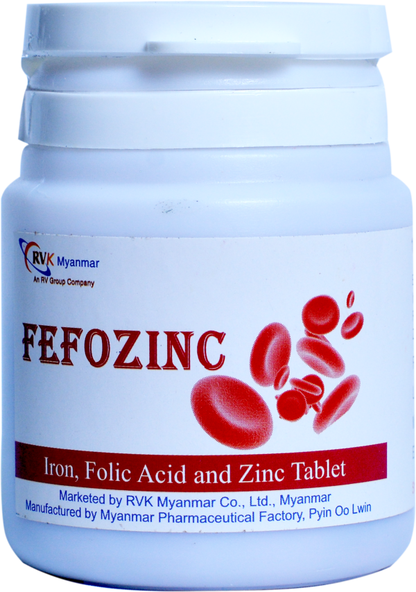 Fefozinc bottle